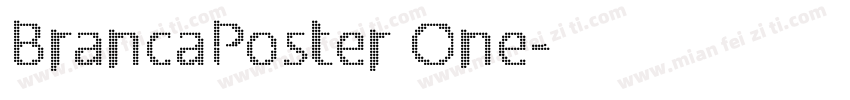BrancaPoster One字体转换